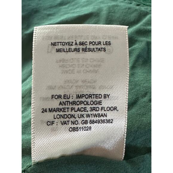 HD IN PARIS Anthropologie‎ Sz 4 NWT Sidra Dress Ruffle Butterfly Sleeve Wedding - Picture 9 of 10